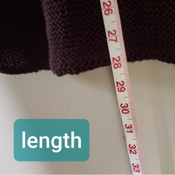 Black Label by Chico's Chocolate Brown Knit Sleeveless Sweater Size 2 - Picture 10 of 11